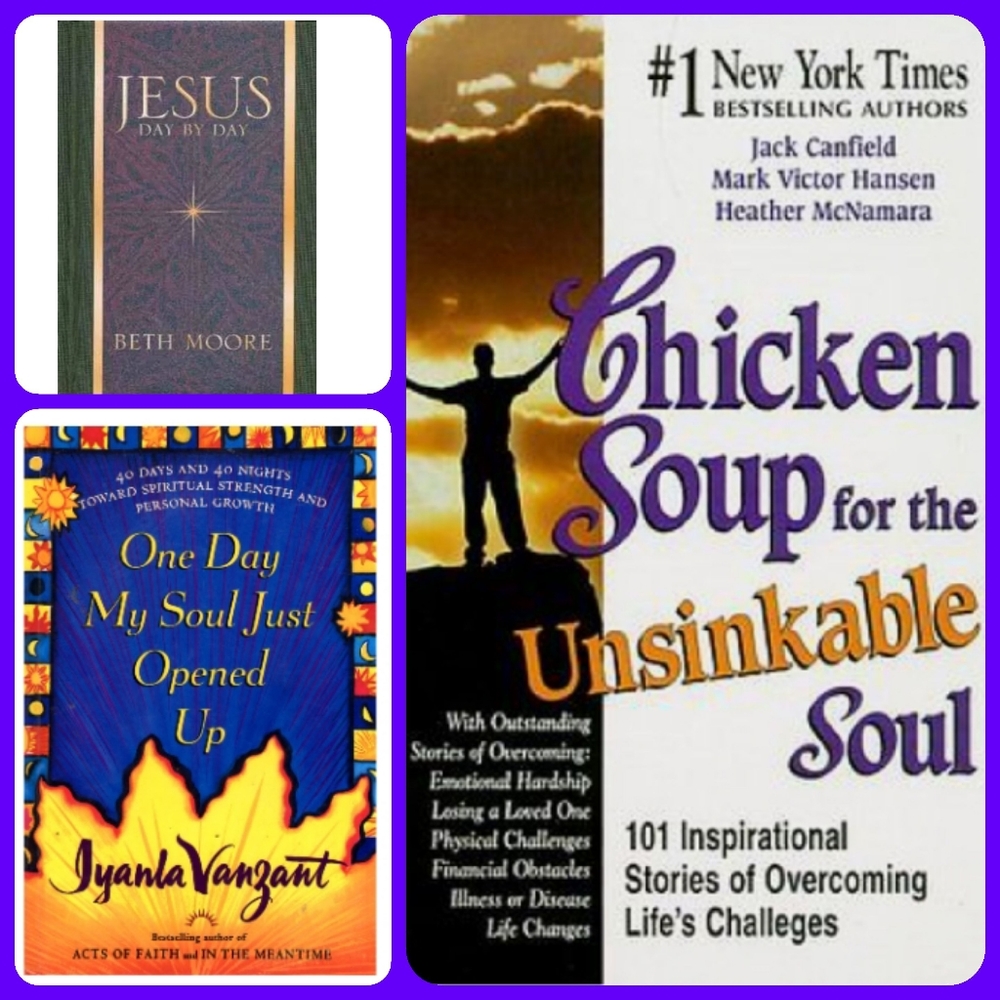 🌷3/$20🌷NWT Three (3) Religious Uplifting Books